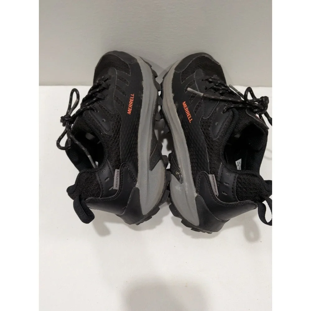 Merrell Moab Speed 2 Low MK267690  Black Waterproof Shoes big Kid  Sz 6